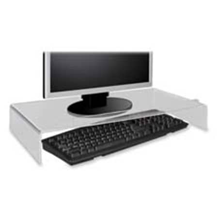 Proplug Acrylic Monitor Stand- 21-.25 in x11-.50 in x3-.75 in - Clear PR127319